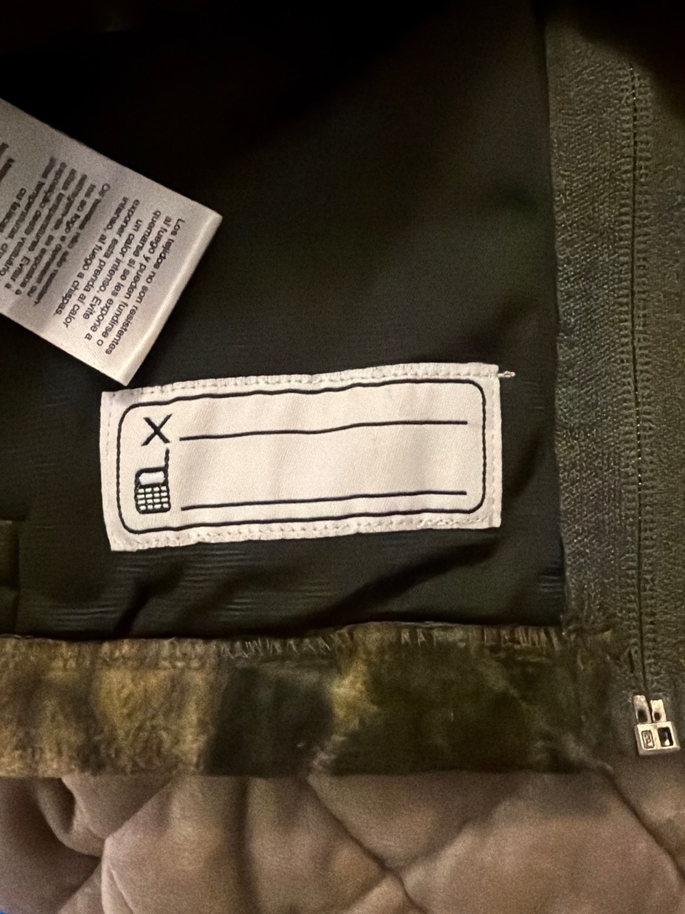Columbia Kids Camouflage Fleece Jacket - Brown & Black - Picture 4 of 4